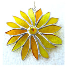 Yellow Flower Stained Glass Suncatcher Handmade 010 Sunflower