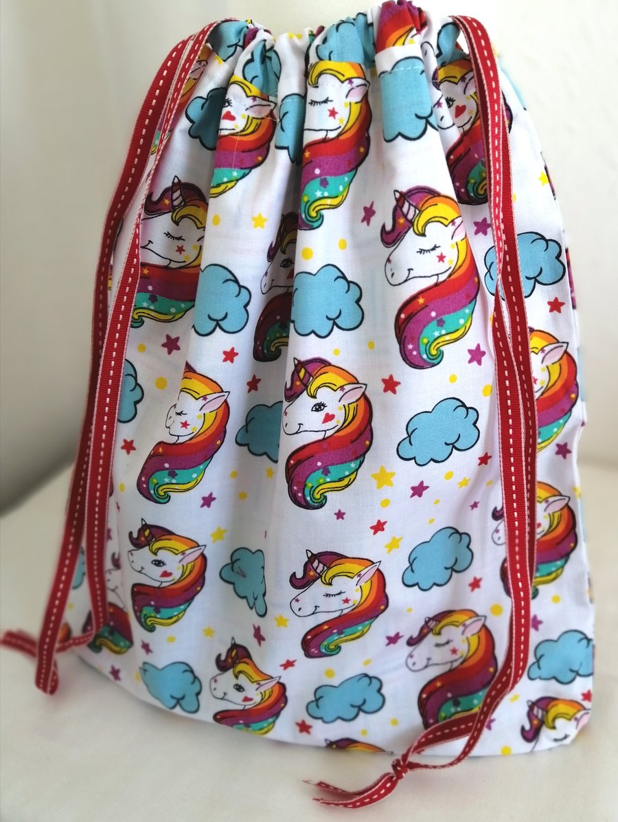 UNICORN DRAWSTRING BAG