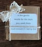 A Little Box of Calm. Mini Box of Gentle Reminders. Encouragement Gift.