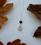 'Samhain' Black Spinel and Golden Rutile Quartz necklace - Image 2