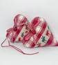 CHRISTMAS SCANDI MOOSE HEART - red windowpane checks - Image 5