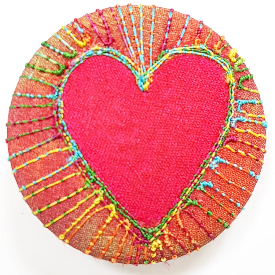 38mm Stitched Silk Badge 