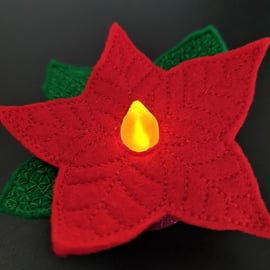 Poinsettia Christmas Flower Decoration