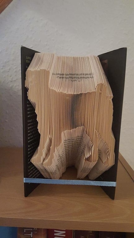 Pug MMF Book Folding Pattern - EMAILED PDF PATTERN