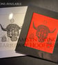 Dorset Ooser - Ltd. Ed. Lino Print - Black on Red design - Image 2