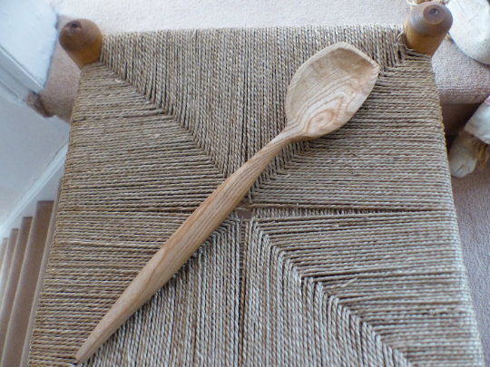 Whittled spoon