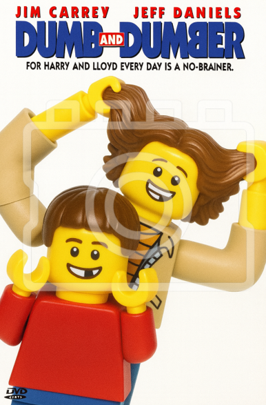 DUMB AND DUMBER - LEGO-Inspired A4 Movie Poster - Ready to Frame