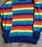 Rainbow jumper for adults - Image 1