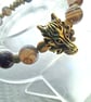 Beaded Stretch Wolf Bracelet  - Image 3