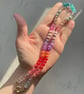 Multi Gemstone & Faceted Glass Hand Knotted Beaded Necklace