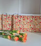 Padded floral pencil case
