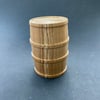 Ash wooden barrel trinket box with lid - turned on a lathe