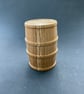 Ash wooden barrel trinket box with lid - turned on a lathe