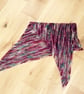 Reyna Shawl Hand Knit Hand Dyed Merino Wool  - Image 2