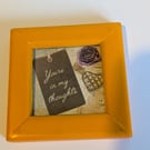 Orange Frame with Quote