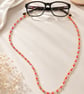 Sparkling Orange Glasses Chain