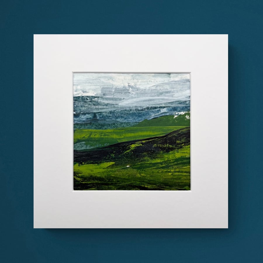 Original Seascape Painting - As the Clouds Descend