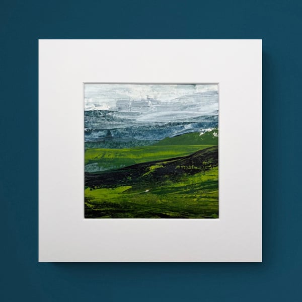 Original Seascape Painting - As the Clouds Descend