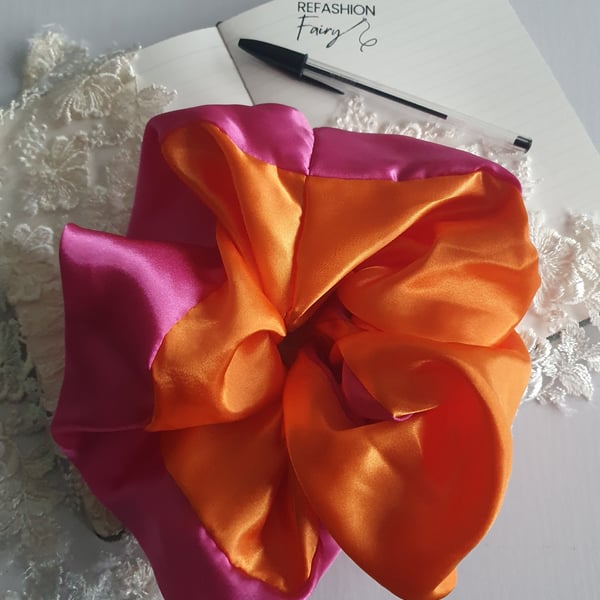 Giant Upcycled Scrunchie
