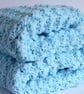 Handmade Blue Baby Blanket - Image 1