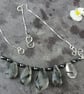 Rutilated quartz teardrop necklace - Image 1