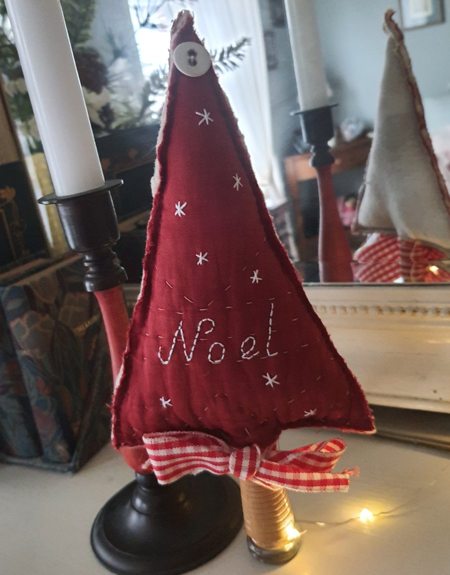 Vintage quilt bobbin tree