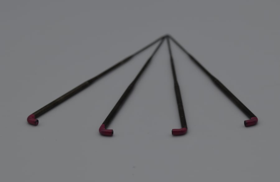 Colour Coded 38g Twisted  Star Felting Needles
