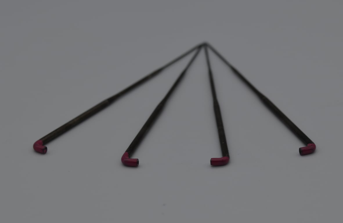 Colour Coded 38g Twisted  Star Felting Needles