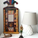 Artisan Hand Crafted and Painted Harlequin Jester Mirror No.6