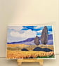 Original art print, Van Gogh inspired textile landscape  - Image 2