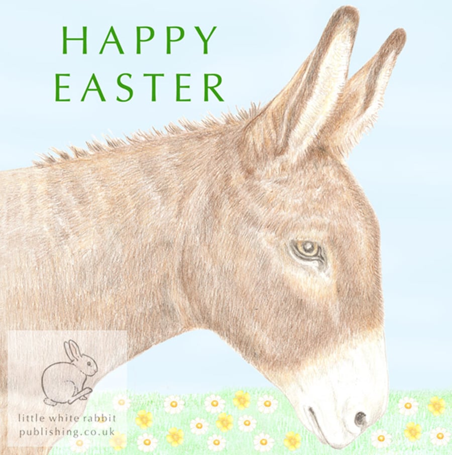 Dougal the Donkey - Easter Card