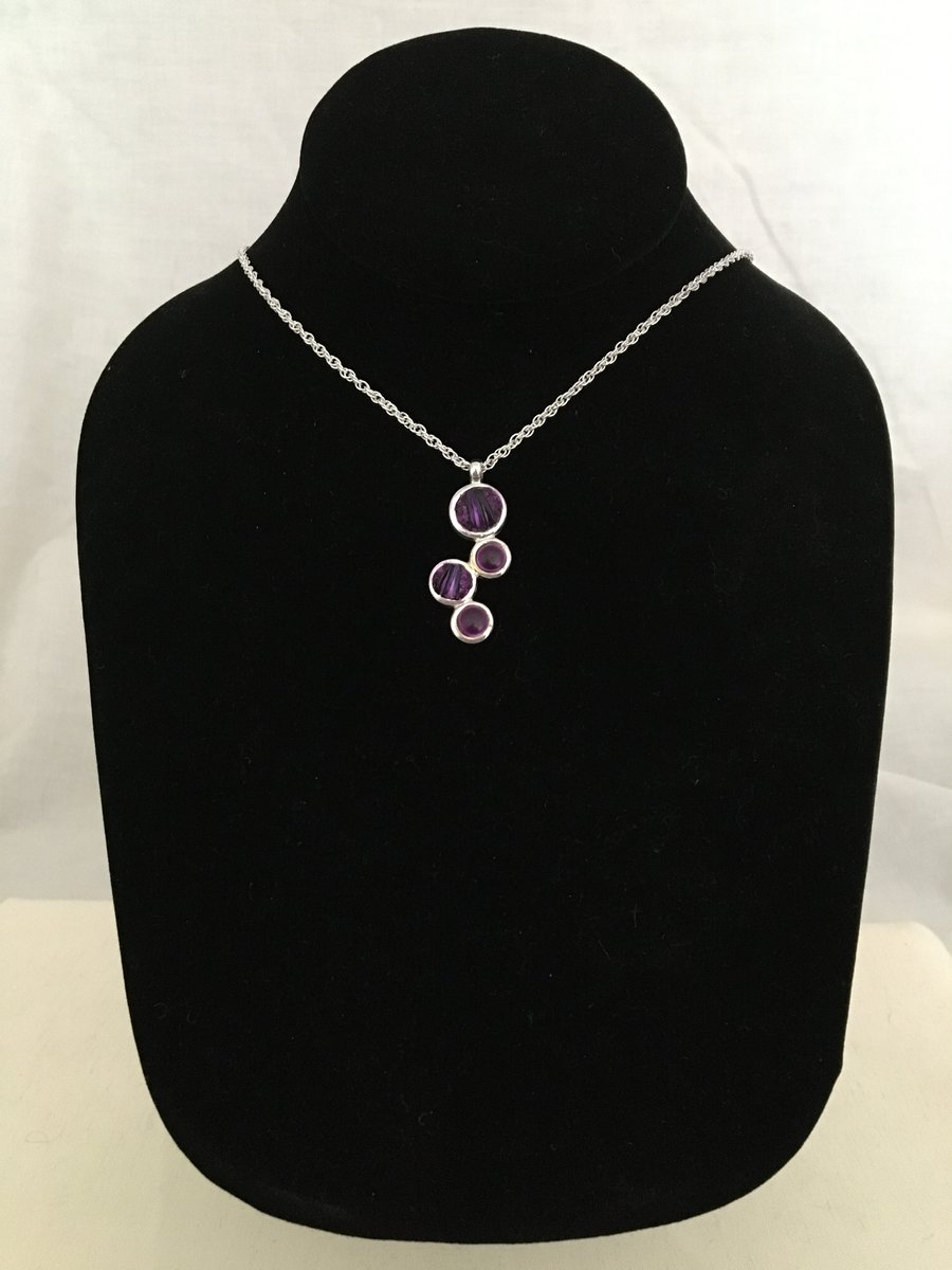 4 Drop Mulberry Wine Pendant