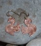 Squirrel earrings in copper - Image 5