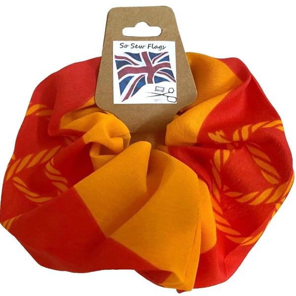 Staffordshire New County Flag Hair Scrunchie Scrunchies Accessory Band Elastic