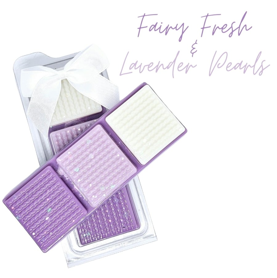 Fairy Fresh & Lavender Pearls  Wax Melts UK 50G  Luxury  Natural  Highly Scented