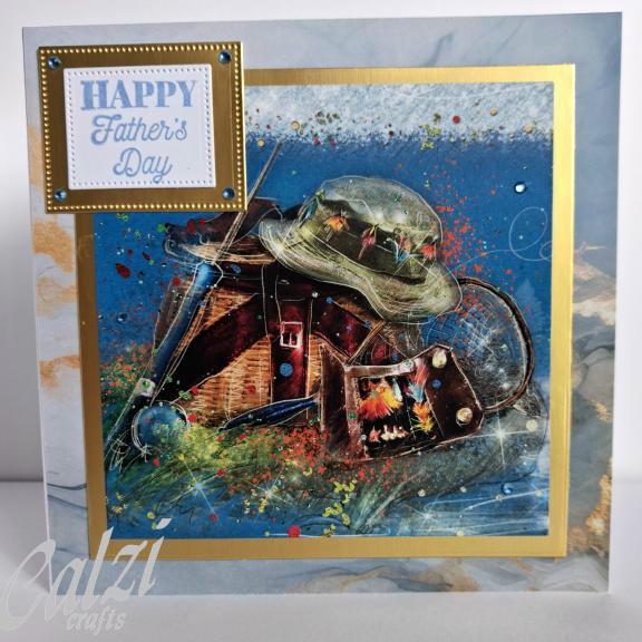 Fishing Themed Father's Day Card