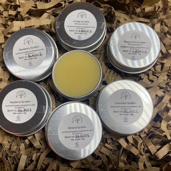 Vegan lip balms