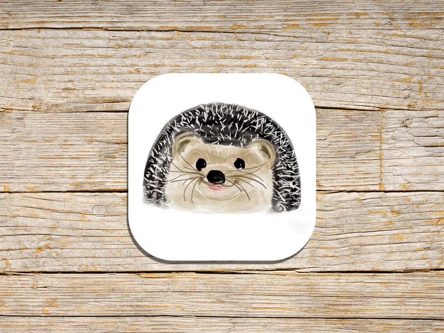 Hedgehog Coaster, Animal Coaster, Wildlife Coaster, Wildlife, Hedgehogs, Animals