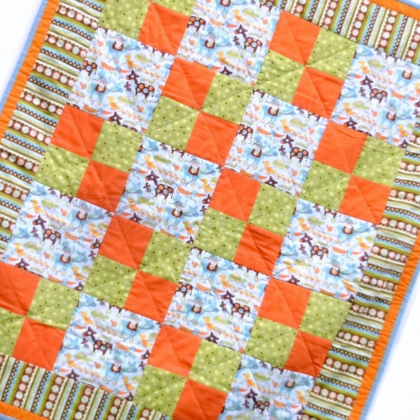 Patchwork Quilt or Play Mat - custom designed for your toddler or child