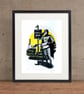 Holy Breakdown! Batman Hand Pulled Limited Edition Screen Print - Image 1