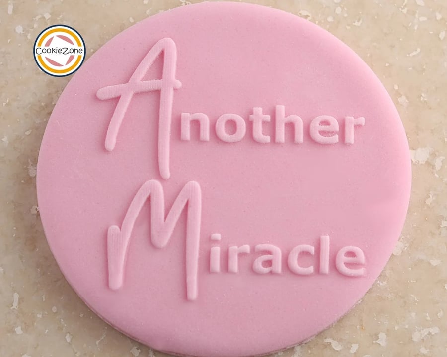 Another Miracle Debossing Fondant Stamp