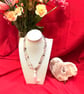 Self-Compassion Mala Necklace, Meditation Beads - Image 1
