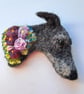 Needle Felted Lurcher Brooch - Image 5