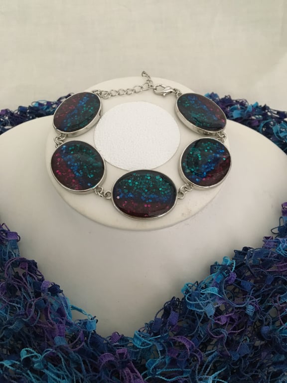 Bold 5 Oval Tricolour Bracelet