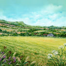 Golden Days on the South Downs in the Sun - Limited Edition Giclée Prints