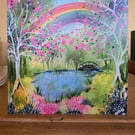 'Tranquility' greetings card