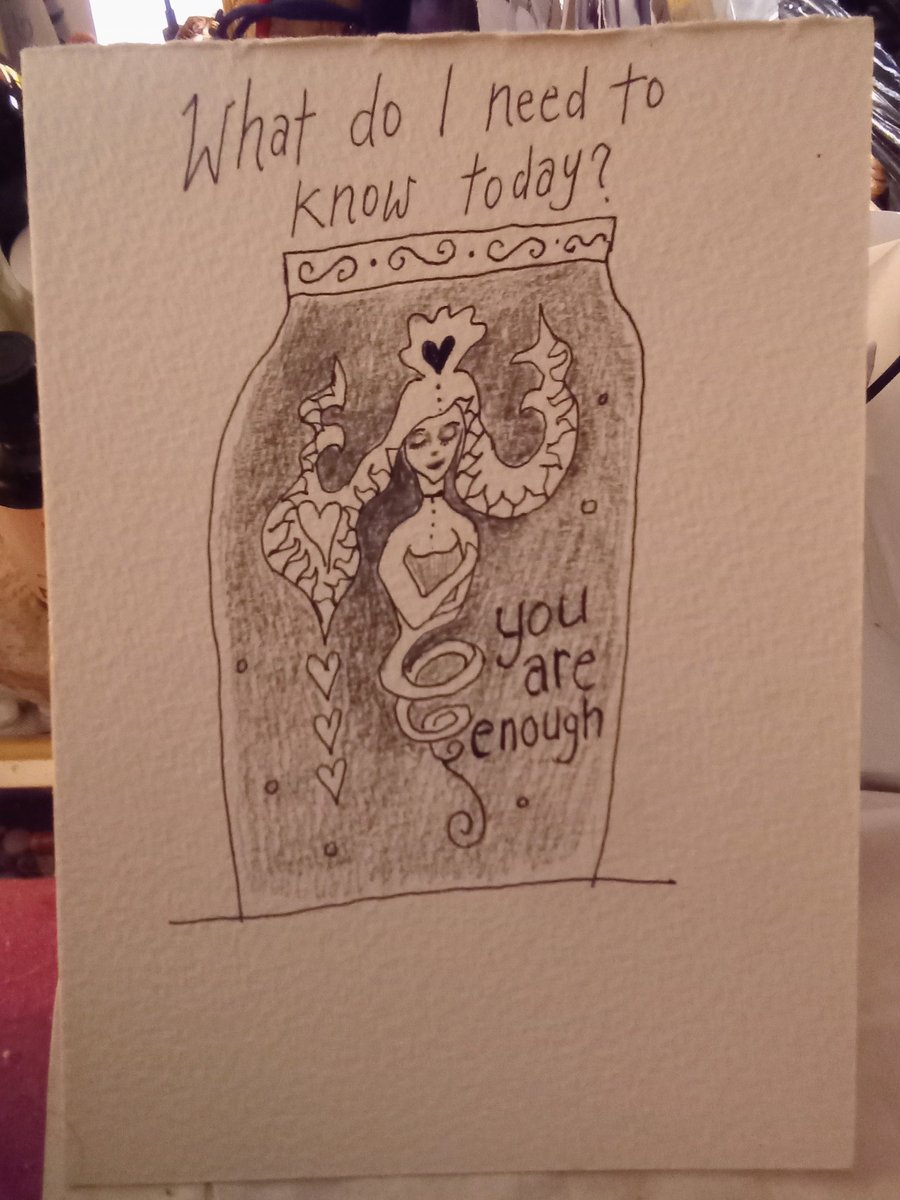Small Prophets inspired original drawing "You are enough"