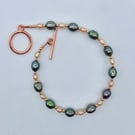 Freshwater Pearl Bracelet, June Birthstone, 30th Anniversary, Gifts For Her