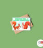 Red Squirrel Christmas Card, A6 Christmas Card, Cute Animal Christmas Card
