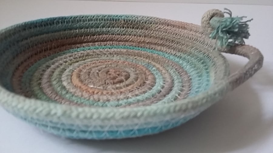 Hand dyed Rope Bowl